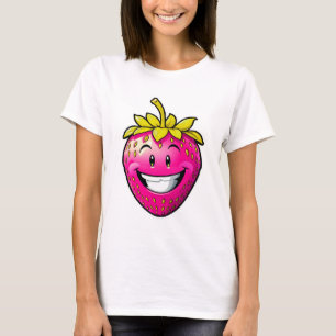 Rosa Erdbeere T-Shirt