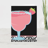 Rosa Erdbeermargarita-Getränk