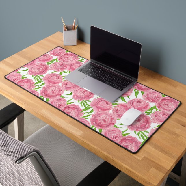 Rosa Erdnüsse Schreibtischunterlage (Büro 2)