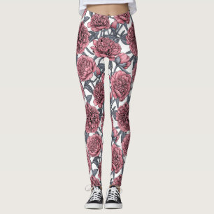 Rosa Erdnussgarten Leggings