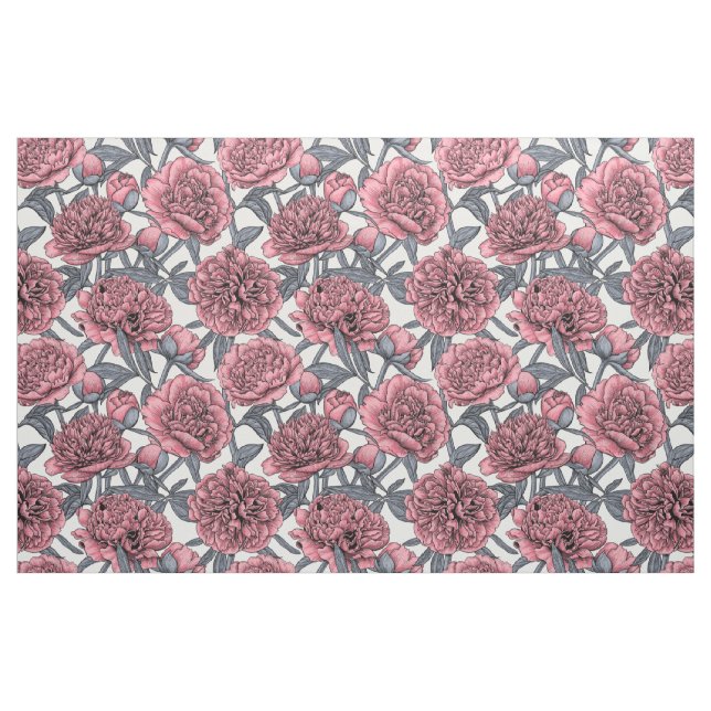 Rosa Erdnussgarten Stoff (Fat Quarter (45,7 x 55,9 cm))
