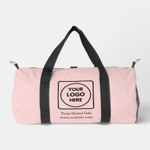 Rosa Erröten   Benutzerdefiniertes Firmenlogo Prof Duffle Bag