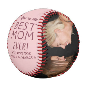 Rosa Erröten Beste Mutter Muttertag 2 Foto Baseball