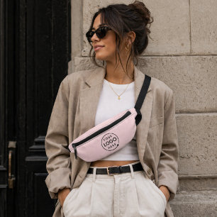Rosa Erröten   Logo Geschäftlich Professionell Bauchtasche