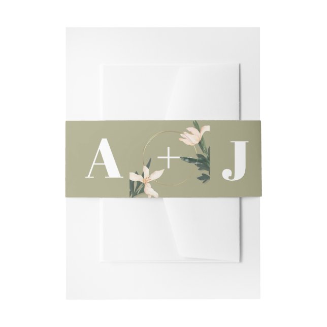 Rosa Errötungs-Blumenkreis Save the Date Karte Einladungsbanderole (Vorderseite Beispiel)