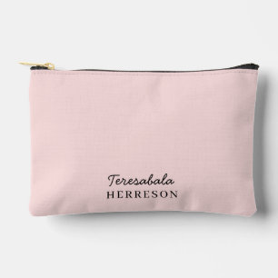 Rosa Errötungs-Modernes Minimalistisches Feminines Zubehörtasche
