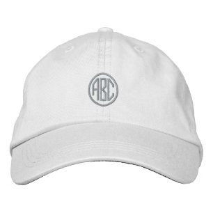 Rosa Erstellen Sie Ihre eigenen Initialen Monogram Bestickte Baseballkappe
