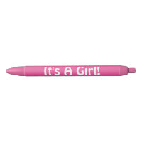 Rosa Es ist ein Girl-Hand-Out-Stift