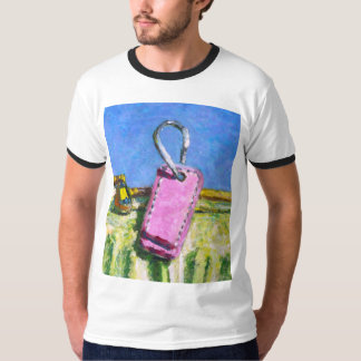 Rosa Etikett T-Shirt