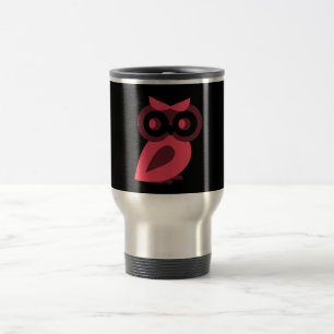 Rosa Eule/Pendlerreise/Tasse Reisebecher