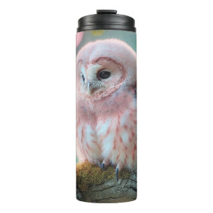 Rosa Eule Thermosbecher