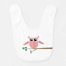 Rosa Eulen-Bibs