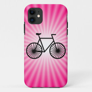 Rosa Fahrrad iPhone 11 Hülle