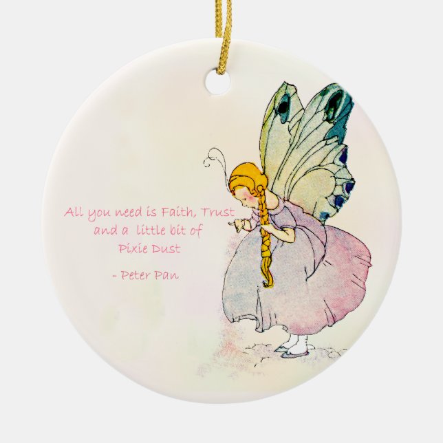 Rosa Fairy Dust Ornament (Vorne)