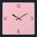 Rosa Farbe des FFC0CB - Option zum Hinzufügen von  Quadratische Wanduhr<br><div class="desc">Ein PNG-Bild im Maßstab basierend auf dem HEX-Code (sechsstelliges Hex-Triplet) angezeigt. Verwenden Sie diesen Code, um andere Elemente zu mischen, zu ergänzen und anzupassen, um diese zu ergänzen oder um anderen Auflistungen hinzuzufügen. Hex-Codes können verwendet werden, um die meisten Text- und Hintergrundfarben auf Zazzle-Produkten anzupassen. Klicken Sie auf die Schaltfläche...</div>