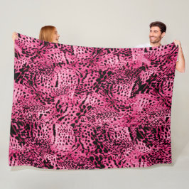 Rosa Farbe Fleecedecke