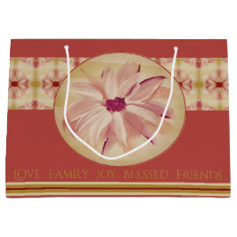 Rosa Farbe Große Geschenktüte