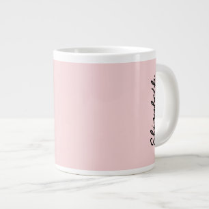Rosa Farbe Jumbo-Tasse