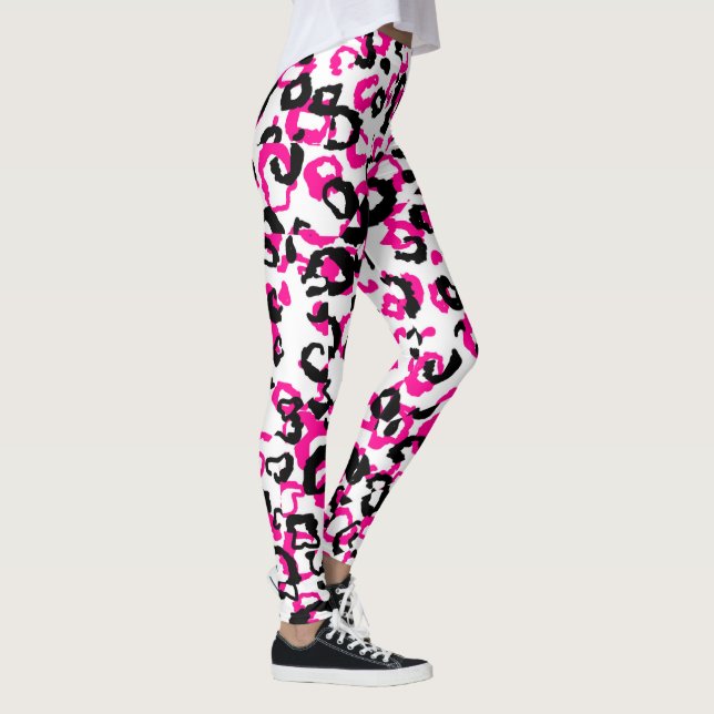 Rosa Farbe Leggings (Rechts)
