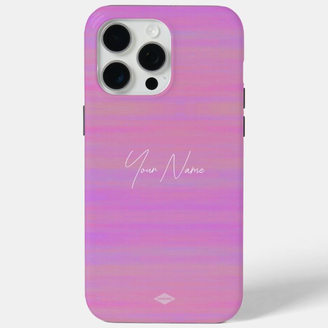 Rosa Farbe Look Handy Fall Case-Mate iPhone Hülle (Rückseite)