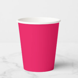 Rosa Farbe Pappbecher