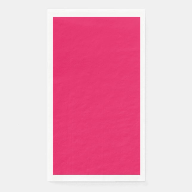 Rosa Farbe Serviette (Vorderseite)