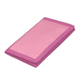rosa Farbe Tri-fold Geldbeutel