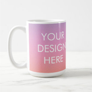 Rosa Farbverlauf-Tasse – Sanfte Retro-Vibes Kaffeetasse