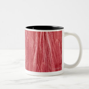 Rosa Federn Zweifarbige Tasse