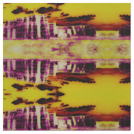 Rosa Felsen der Hohen Wüste Stoff