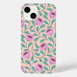Rosa fette Blumen Case-Mate iPhone 14 Hülle
