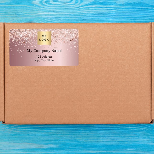 Rosa Firmenlogo Rücksendeadresse Versand (Von Creator hochgeladen)