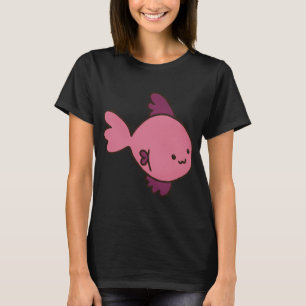 Rosa Fisch T-Shirt