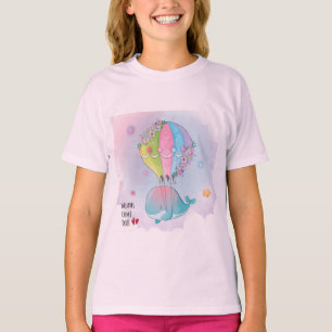 Rosa Fische T-Shirt