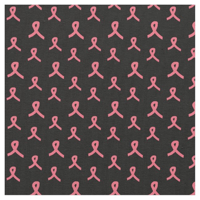 rosa Flachstoff auf schwarz Stoff (Nahaufnahme)