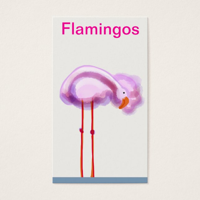 Rosa Flamingo (Vorderseite)