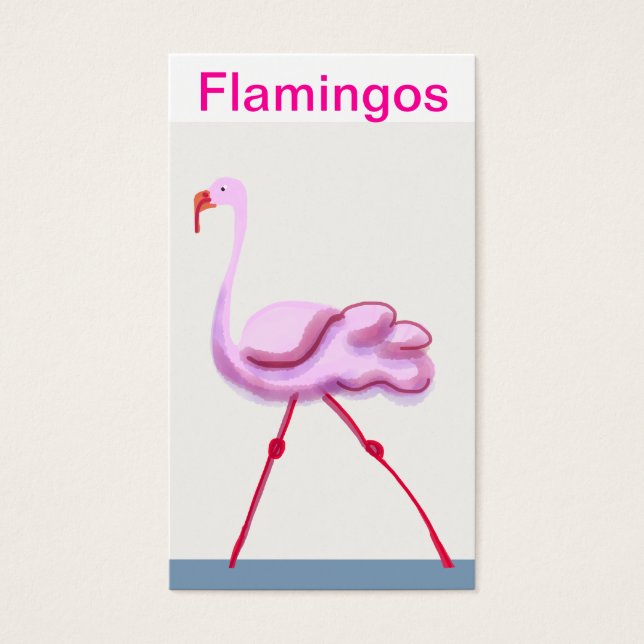 Rosa Flamingo (Vorderseite)
