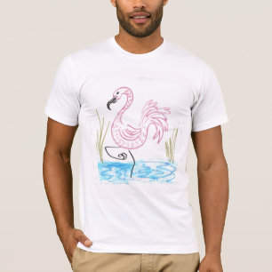 Rosa Flamingo #13 T-Shirt