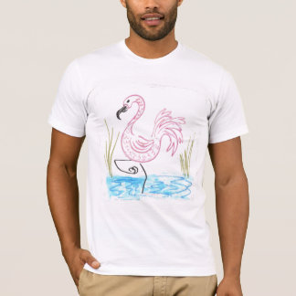 Rosa Flamingo #13 T-Shirt