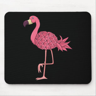 Rosa Flamingo Ananas Hawaii Urlaub Sommer Männer Mousepad