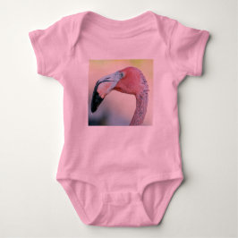 Rosa Flamingo-Baby-Spielanzug mit Ballettröckchen Baby Strampler