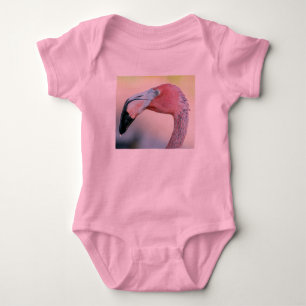 Rosa Flamingo-Baby-Spielanzug mit Ballettröckchen Baby Strampler