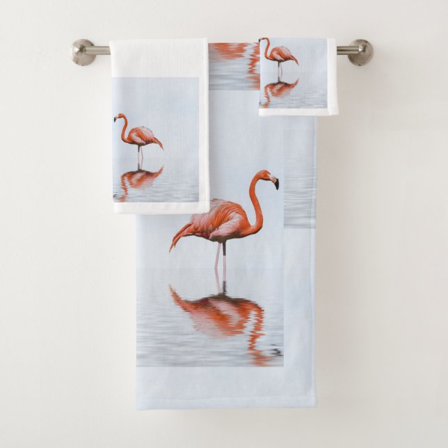 Rosa Flamingo Badetuch Set (Insitu)