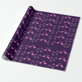 Rosa Flamingo Birds Geschenkpapier