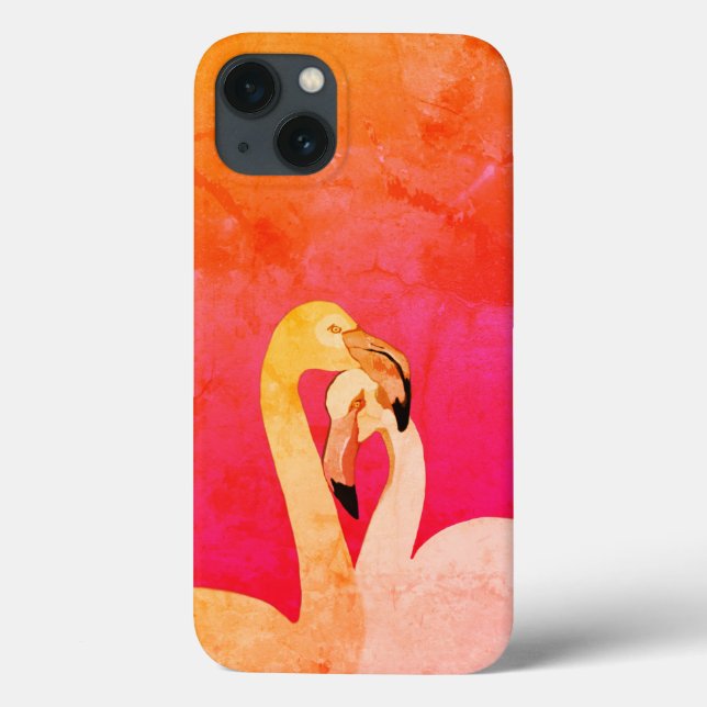 Rosa Flamingo Birds iPhone 6/6, Tough Xtreme Case-Mate iPhone Hülle (Rückseite)