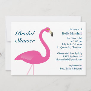 Rosa Flamingo Bridal Dusche Einladung