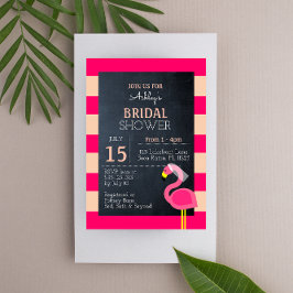 Rosa Flamingo Bridal Dusche Einladung
