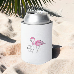 Rosa Flamingo Brides Flocking Tribe Bachelorette Dosenkühler