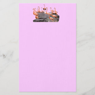 Rosa Flamingo-Briefpapier Briefpapier