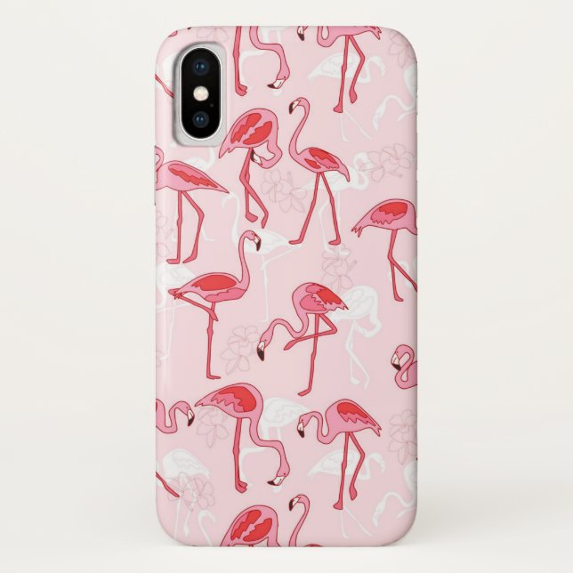 Rosa Flamingo Case-Mate iPhone Hülle (Rückseite)
